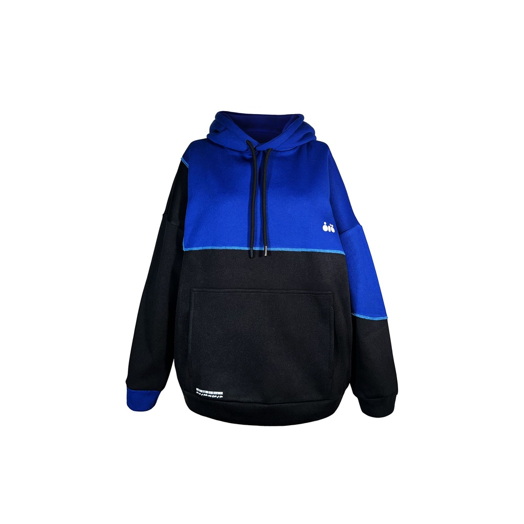 Blue Geometric Hoodie