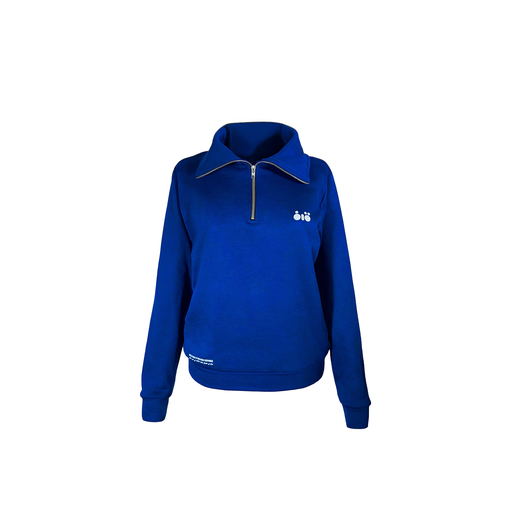 Blue Zipped Sweater